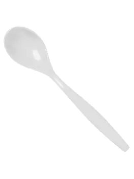Theelepel - 0.1 KG - 13.5 CM - Styreen-Acrylonitril (San) - Wit - WACA - 937141