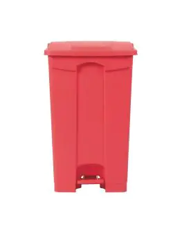 Afvalemmer - 87 Liter - Rood - H 82 x 49.5 x 40 CM - Polypropyleen - Jantex - DC712