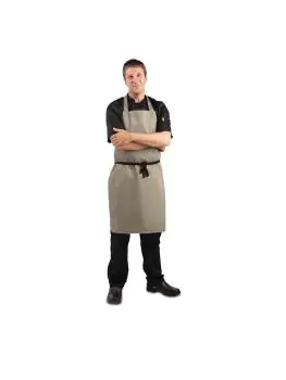 Halterschort - Unisex - Olijfgroen - 96.5 x 71.1 CM - Polyester/Katoen - Whites Chefs Clothing - B427