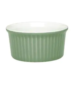 Ramekin - 14.5 CL - 12 stuks - Groen - Ø 9 x H 4.2 CM - Steengoed - Olympia - DC809