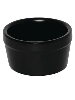 Ramekin - 11 CL - 6 stuks - Zwart - Ø 7.7 x H 4.5 CM - Olympia - DK830