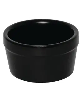 Ramekin - 21 CL - 6 stuks - Zwart - Ø 9.5 x H 4.5 CM - Olympia - DK831
