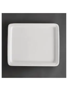 Gastronormbak - 1/2 GN - Wit - H 3 x 26.5 x 32.5 CM - Porselein - Olympia - CD716