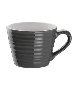 Mok - 23 CL - 6 stuks - Grijs - H 7.35 x 12.45 CM - Steengoed - Olympia - DH639