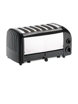Broodrooster - 6 sleuven - Zwart - H 22 x 46 x 21 CM - 230 V - Dualit - E267