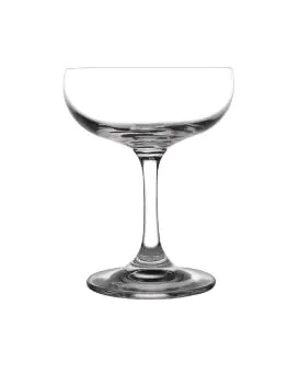 Champagneglas - 20 CL - 6 stuks - Ø 9.5 x H 12.5 CM - Kristal - Olympia - GF732