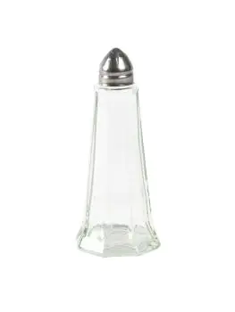 Peper- en zoutstrooier - Eiffeloren - 0.03 Liter - 12 stuks - Ø 4.5 x H 11.1 CM - Glas - Olympia - CE325