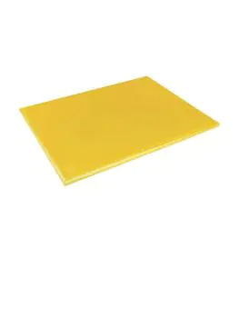 Snijplank - HDPE - Geel - H 2.5 x 60 x 45 CM - Hogedichtheidpolyethyleen - Hygiplas - J045