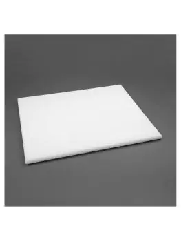 Snijplank - HDPE - Wit - H 2.5 x 60 x 45 CM - Hogedichtheidpolyethyleen - Hygiplas - J044