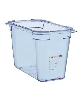 Voedseldoos - 1/3 GN - Blauw - H 20 x 32.5 x 17.6 CM - ABS - Araven - GP581