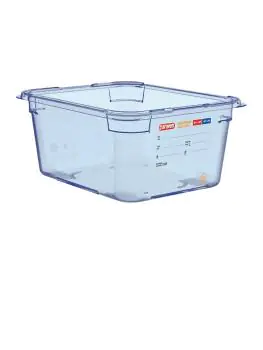 Voedseldoos - 1/2 GN - Blauw - H 15 x 32.5 x 26.5 CM - ABS - Araven - GP585
