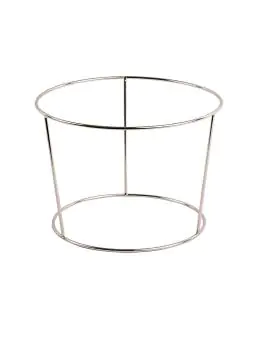 Standaard zeevruchtenschaal - H 17.5 CM - RVS - Olympia - C050