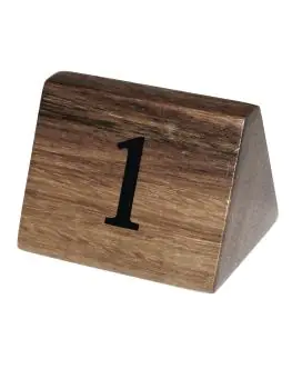 Tafelnummers - 1-10 - H 5.5 x 3.5 x 3.5 CM - Olympia - CL392