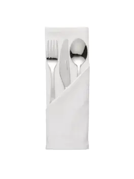 Servetten - 10 stuks - Wit - 51 x 51 CM - Polyester - Mitre Essentials - HB560