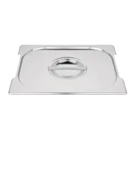 Deksel gastronormbak - 1/2 GN - H 3 x 32.5 x 26.5 CM - RVS - Vogue - CB185