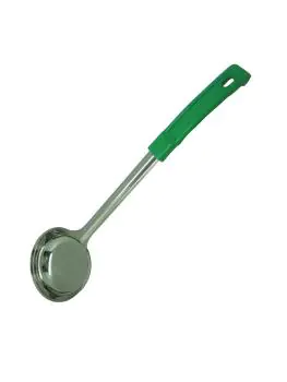 Opscheplepel - 12 CL - Groen - 34.3 CM - RVS - Tablecraft - DP016