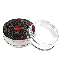 Stekerdoos - Rond - 11 stuks - Ø 9 CM - Staal - Vogue - E019
