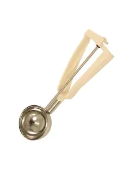 Portioneerlepel - Maat 10 - Ivoor - Ø 6.8 CM - RVS - Bonzer - GD584