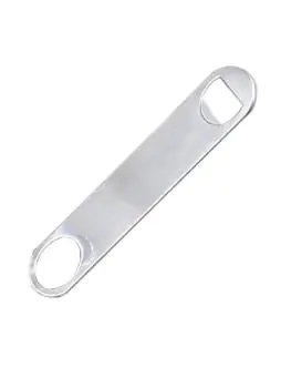 Flesopener - H 0.2 x 4 x 18 x 18 CM - RVS - Olympia - D866