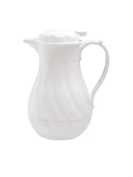 Thermoskan - 2 Liter - Wit - Ø 18.2 x H 28.4 x 21.9 CM - Kunststof - Olympia - GL971
