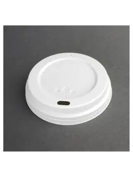 Deksel koffiebeker - 0.35 Liter - 50 stuks - Ø 9.3 x H 1.7 CM - Kunststof - Fiesta - CE264