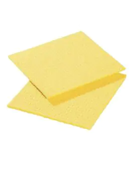 Spoensdoekje - 10 stuks - Geel - 20.6 x 18.5 CM - CD812