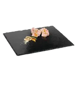 Serveerschaal - 1/2 GN - H 0.7 x 32.5 x 26.5 CM - Leisteen - Olympia - DP161