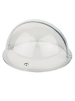 Rolltopdeksel serveerschaal - Transparant - Ø 38 x H 20 CM - Kunststof - APS - GF156