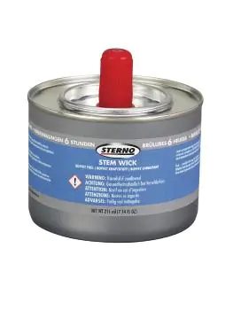 Brandpasta - 6 uur - 12 stuks - Ø 8.5 x H 6.7 CM - Metaal - Sterno - GF438