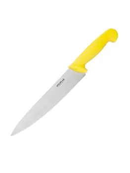 Koksmes - Geel - H 4.8 x 3.5 x 34.5 CM - RVS - Hygiplas - C803