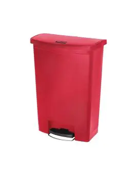 Pedaalemmer - 90 Liter - Rood - H 82.6 x 57 x 35.3 CM - Polyethyleenhars - Rubbermaid - GL038