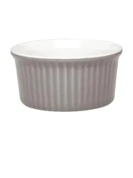 Ramekin - 14.5 CL - 12 stuks - Grijs - Ø 9 x H 4 CM - Steengoed - Olympia - DC806