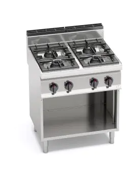 Horeca gasfornuis - 4 pits - Max power - Berto's - G7F4MP