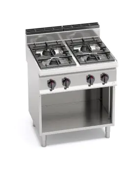 Horeca gasfornuis - 4 pits - High power - Berto's - G7F4M