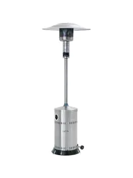 Terrasverwarmer - Aardgas - RVS - H 222 x 78 x 78 CM - Bartscher - 825131