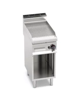 Bakplaat - 40 CM - Geribbeld - Gas - Staand - Berto's - G7FR4M