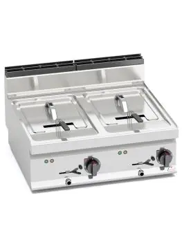 Horeca friteuse - 2 x 10 Liter - Elektrisch - Berto's - E7F10-8BS