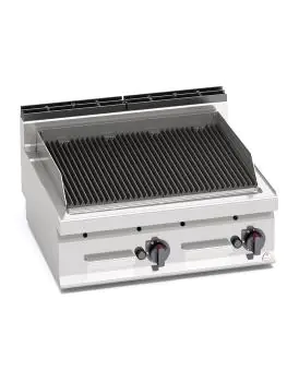 Lavasteengrill - 80 CM - Gas - Tafelmodel - Berto's - PLG80B/G