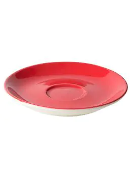 Schotel - Ø13.5 CM - 6 Stuks - Rood - Maastricht Porselein - Bart Colour Cafe - 531386