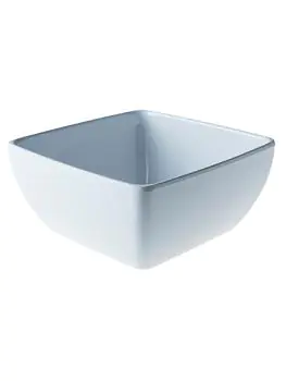 Schaal - 5 stuks - H 9 x 19 x 19 CM - Wit - Truyts - Melamine - 518839