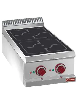 Fornuis - Inductie - 2 Zones - 2 x 3.5kW - Tafelmodel - Diamond - E7/2ID4T