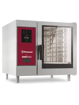 Combisteamer zonder boiler - Stoom en Convectie - Elektrisch - 6 x 1/1 GN - Zelf reiniging - Diamond - SDET/XC-06