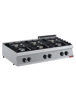 Gasfornuis - 6 Pitten - Tafelmodel - Diamond - G17/6F12T-N