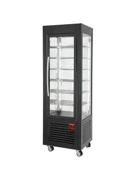 Koelvitrine - 360 Liter - Op wielen - Zwart - Diamond - SNE/GB-B7-R2