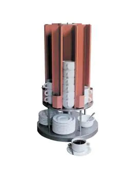 Borden/kopjeswarmer - 6 schachten - Diamond - KCV65/88