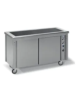 Vitokeramisch element - 150 CM - Verwarmde onderkast - Diamond - VC15