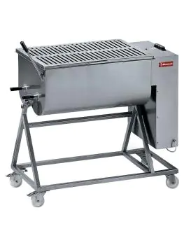 Vleesmenger - 120 KG - RVS - Wielen - Diamond - MCR-120P/N