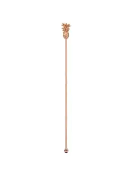 Roerstaafje - Pineapple - 6 Stuks - 18 CM - Koper - Bar Professional - STCPA18