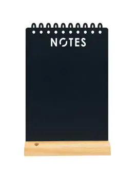 Tafelkrijtbord Silhouette - Notes - Zwart - Securit