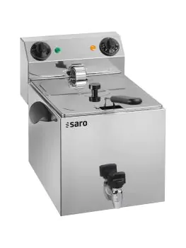 Friteuse - 10 Liter - 400V - H 35 x B 33.5 x D 51.5 CM - Saro - 172-2081